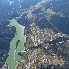 Flugwegposition um 13:10:21: Aufgenommen in der Nähe von 32042 Calalzo di Cadore, Belluno, Italien in 2893 Meter